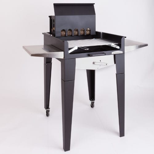 Барбекю на угле - WOOD UP - Rossofuoco Srl - дровяное / на роликах / отдельностоящее