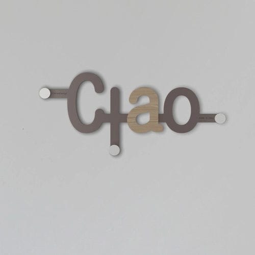 Настенная вешалка для верхней одежды - Ciao - Calleadesign snc di L. Callea e C - современная / из МДФ / черная