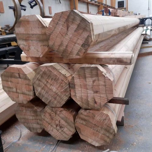 Столб из сосны - Woodspars - из пихты / из акации / из дугласовой пихты
