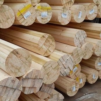 Столб из сосны - Woodspars - из акации / из пихты / из дугласовой пихты