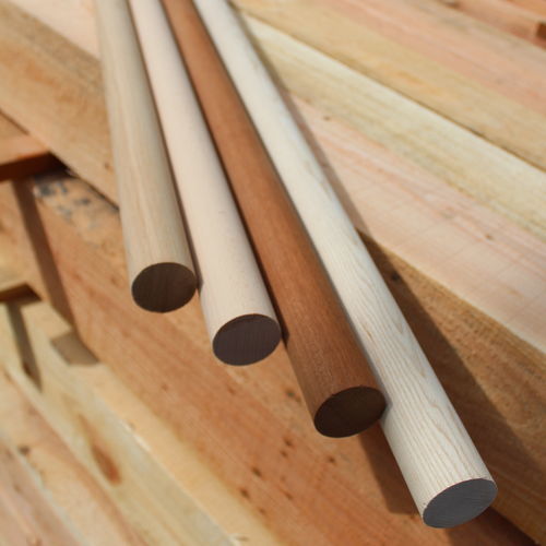 Столб из дерева - Woodspars - деревянный ламинат / круглый