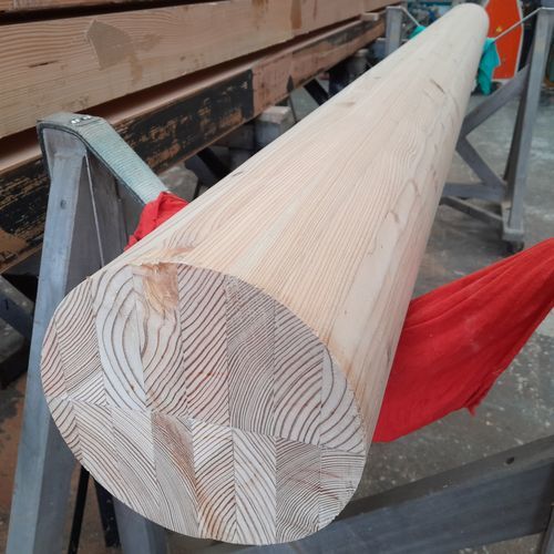 Стойка из дерева - Woodspars - сырая нефть / декоративная