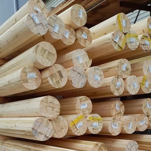 Столб для флага - Woodspars - из клееного бруса / из лиственницы / из цельной древесины