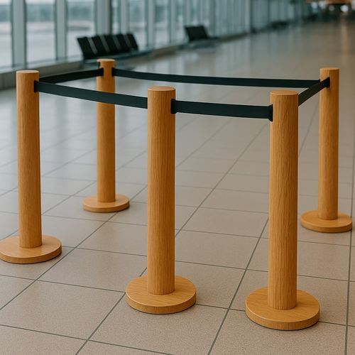 Столбик для пешеходных переходов - Woodspars - противопарковочный / для контроля доступа / неподвижный