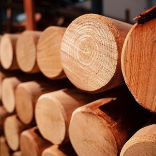 Балка из дерева - Woodspars - круглая / для домов / для несущей конструкции