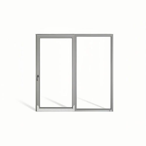 Раздвижное окно - LINEA - Caiframe - из ПВХ / с двойным остеклением / 2 створки