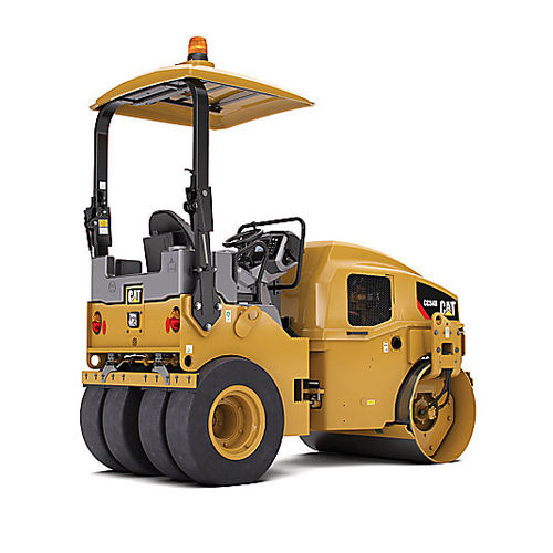 Каток тандем - CC34B - CATERPILLAR - одноцилиндровый / с шинами / вибрационный