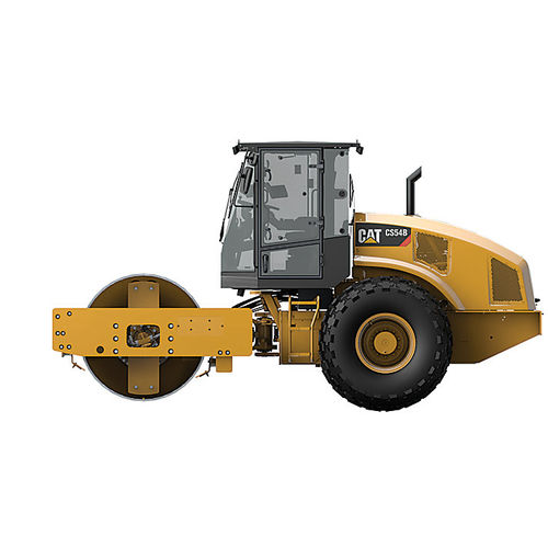 Одноцилиндровый каток - CS54B - CATERPILLAR - вибрационный / для пола