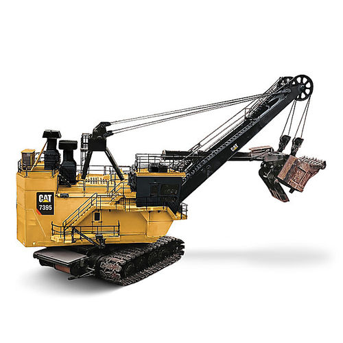 Гусеничный экскаватор - 7395 - CATERPILLAR - кабельный / для строительства / электрический