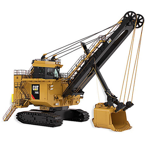 Гусеничный экскаватор - 7495  - CATERPILLAR - кабельный / для строительства / электрический