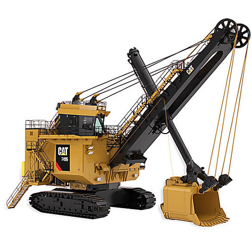 Гусеничный экскаватор - 7495 HYDRACROWD - CATERPILLAR - кабельный / для строительства / электрический