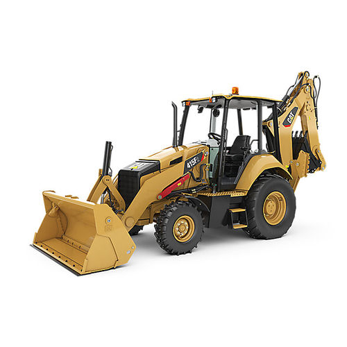 Полноприводный экскаватор-погрузчик - 415F2 - CATERPILLAR - эргономичный / передний