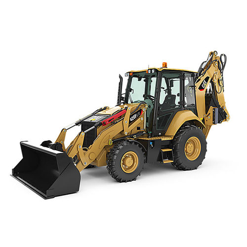 Полноприводный экскаватор-погрузчик - 420F2 - CATERPILLAR - эргономичный / передний