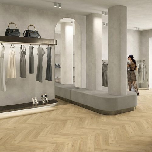 Акустическое напольное покрытие - CREATION 55 RIGID HERRINGBONE  - Gerflor - Contract Sport & Contract Flooring - виниловое / для интерьера / для гостиной