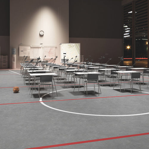 Спортивное покрытие для интерьера - TARAFLEX® MULTI-USE  - Gerflor - Contract Sport & Contract Flooring - минеральное / для занятий спортом / для спортивных залов
