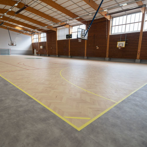 Спортивное покрытие для интерьера - TARAFLEX® EVOLUTION DRYTEX  - Gerflor - Contract Sport & Contract Flooring - минеральное / для школ / для спортивных залов