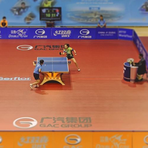 Переносное спортивное покрытие - TARAFLEX® TENIS TABLE  - Gerflor - Contract Sport & Contract Flooring - для интерьера / виниловое / из стекловолокна