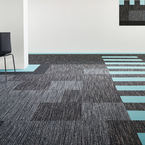 Ковровое покрытие из плит - LAFITE SPACE  - Gerflor - Contract Sport & Contract Flooring - тафтинговое / с вытяжным ворсом / нейлоновое