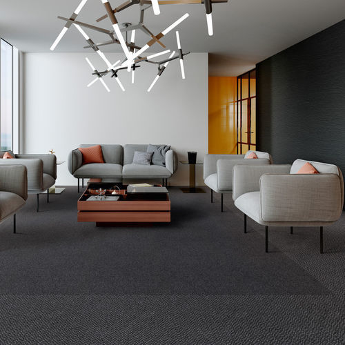 Ковровое покрытие из плит - GENUS & VOLNAY  - Gerflor - Contract Sport & Contract Flooring - тафтинговое / с разрезным ворсом / синтетическое
