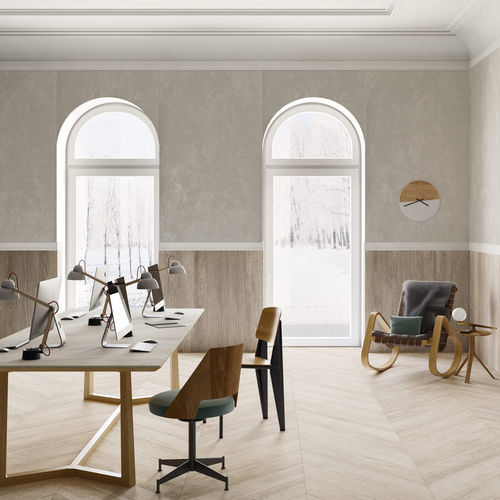 Плитка из керамогранита - SCANDI WHITE - CERAMICHE CAESAR - матовая / для интерьера / настенная