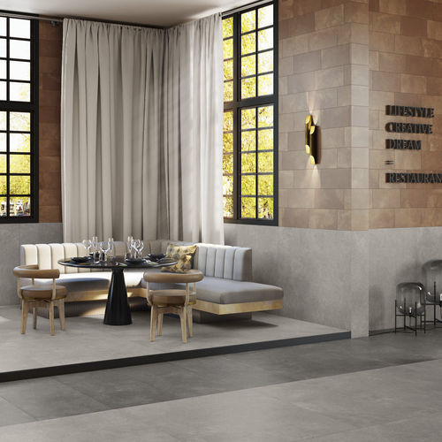 Плитка из керамогранита - ANTRACITE - CERAMICHE CAESAR - матовая / текстурированная / для интерьера