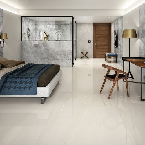 Плитка из керамогранита - BIANCO ALPINO - CERAMICHE CAESAR - матовая / для интерьера / для ванной комнаты