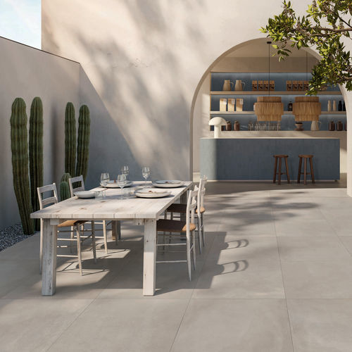 Плитка имитация бетона - CERAMICHE CAESAR - из керамогранита / матовая / гладкая