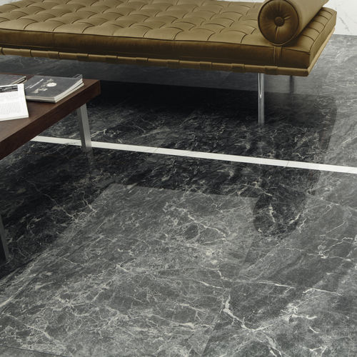 Плитка имитация мрамора - GREY ST.LAURENT - CERAMICHE CAESAR - из керамогранита / полированная / матовая