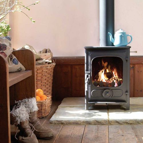 Печь с паровым котлом на дровах - COUNTRY 4 - CHARNWOOD - 5 кВ...10 кВ / многотопливная / напольная