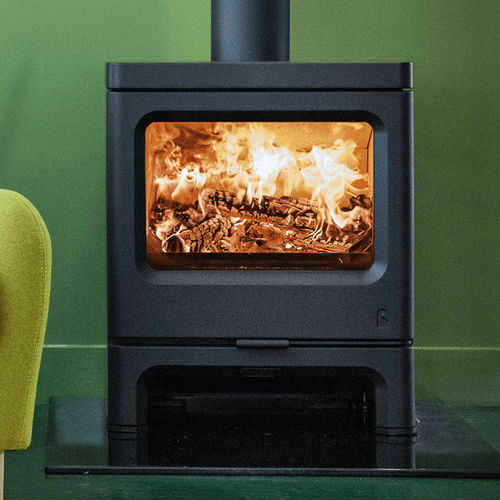 Печь-камин на дровах - SKYE 7 - CHARNWOOD - 7 кВ / напольная / современная