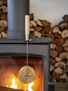 Набор инструментов для камина из нержавеющей стали - CHARNWOOD - из бука