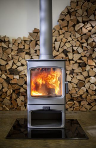 Печь-камин на дровах - AIRE 500 INTELLIGENT - CHARNWOOD - 5 кВ...10 кВ / отдельностоящая / классическая