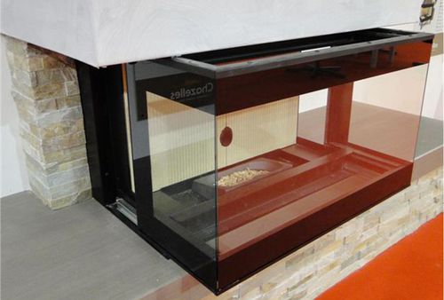 Топка для камина с 3 поверхностями - FACEL 800 3V - Cheminées de Chazelles - на пеллетах