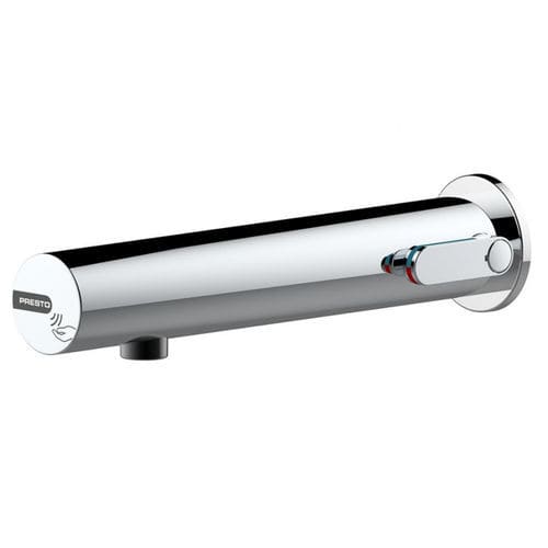 Однорычажный смеситель для раковины - LINEA®: 57108 - PRESTO - настенный / электронный / из латуни