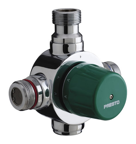 Однорычажный смеситель для душа - PRESTOTHERM : 84008  - PRESTO - настенный / термостатический / из хромированного металла