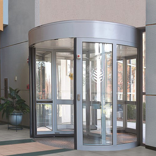 Входная дверь - UniTurn - ASSA ABLOY Entrance Systems - из алюминия / из анодированного алюминия / вращающаяся