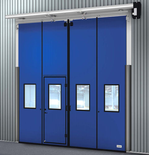 Складное промышленные ворота - FD2050P - ASSA ABLOY Entrance Systems - из листового металла / автоматическое / ветроустойчивое