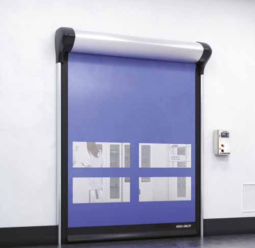 Ролетное промышленные ворота - HS-GAT - ASSA ABLOY Entrance Systems - из ПВХ / автоматическое / для обеспечения безопасности