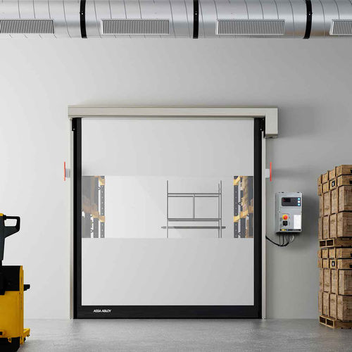 Ролетное промышленные ворота - HS-Series - ASSA ABLOY Entrance Systems - из ПВХ / автоматическое / для обеспечения безопасности
