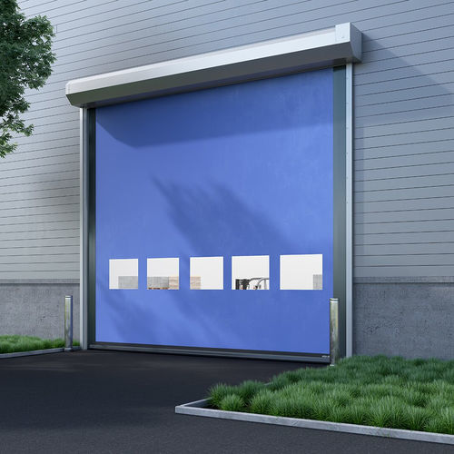Ролетное промышленные ворота - HS-Series - ASSA ABLOY Entrance Systems - из ПВХ / автоматическое / для обеспечения безопасности