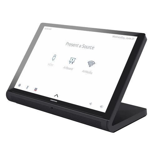 Сенсорный экран для систем домашней автоматизации - TS-1070-B-S - CRESTRON - на плане / персонализированный / с цифровым индикатором
