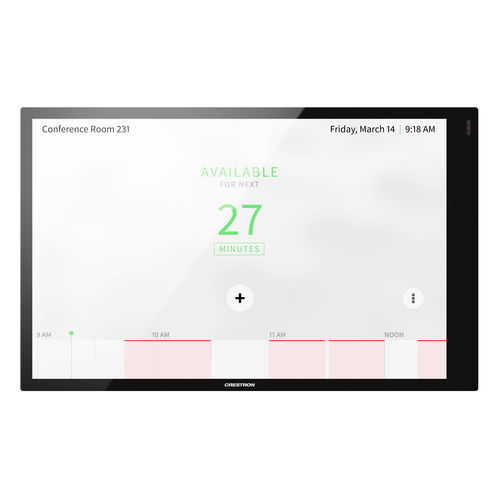 Сенсорный экран для систем домашней автоматизации - TSW-1070-B-S - CRESTRON - настенный / персонализированный / с цифровым индикатором