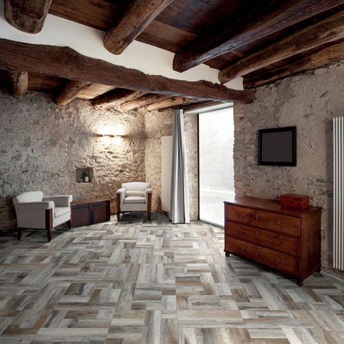 Плитка из керамогранита - UNIVERSAL OAK - Dado Ceramica - рельефная / для наружного применения / для кухни