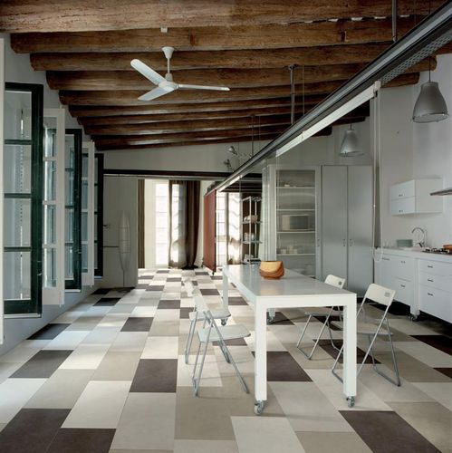 Плитка из керамогранита - CEMENTI - Dado Ceramica - полированная / для ванной комнаты / для гостиной