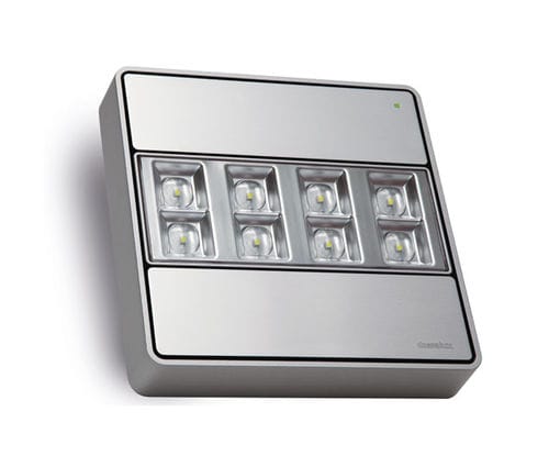 Выступающее аварийное освещение - ATRIA - Daisalux - квадратное / LED / из алюминия