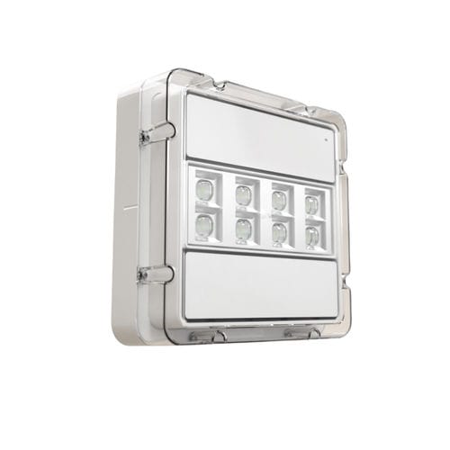 Выступающее аварийное освещение - ATRIA AEX - Daisalux - квадратное / LED / из алюминия