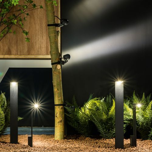 Столбик освещения для сада - ELBO P  - DELTA LIGHT - современный / из алюминия / из опалового стекла