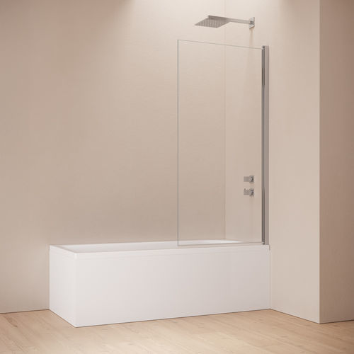 Перегородка для ванны качающаяся - HINGED DOOR B8685 - SAMO - из закаленного стекла / 1 створка / матированное стекло