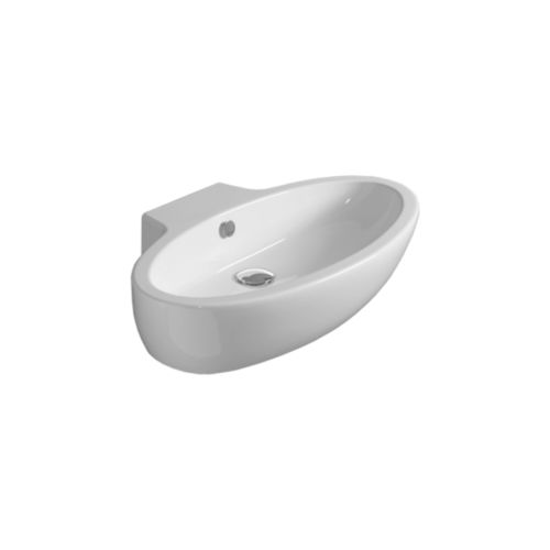 Подвесная раковина - LFT 34 - SIMAS ACQUA SPACE - из керамики / овальная / без отверстия
