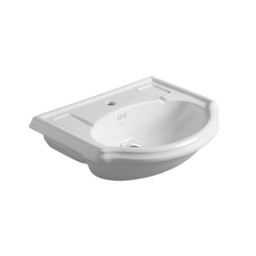 Полуутопленная раковина - AR 835 - SIMAS ACQUA SPACE - из керамики / с умягчителем воды / 1 отверстие